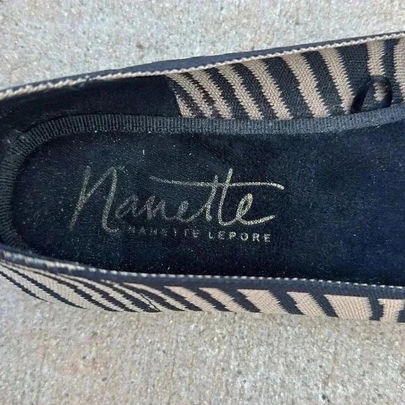 Nanette Lepore Zebra Print Flats - Picture 9 of 10